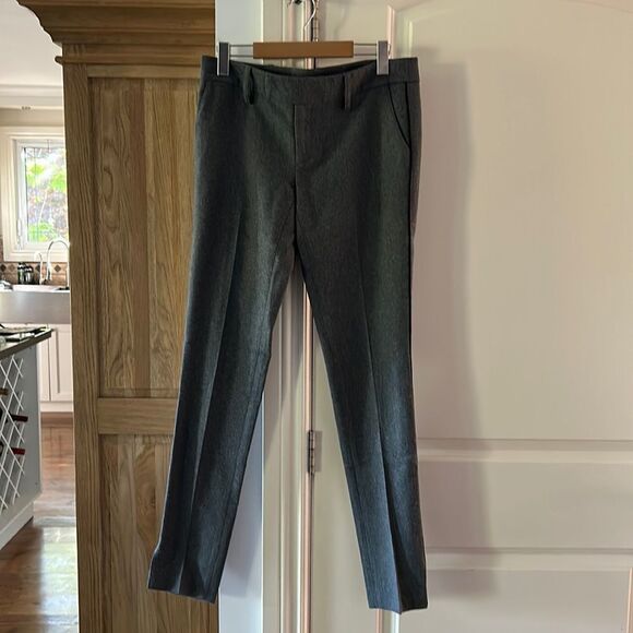 Smythe wool grey piped with black up sides slit hems 2 - Picture 3 of 10